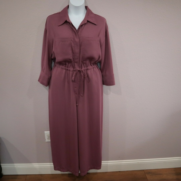 Wide Leg long SleeveJumpsuit - Picture 3 of 6